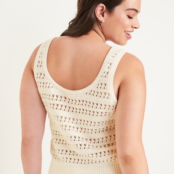 Old Navy Cream Knit Sleeveless Top Size 4X NWT - Picture 4 of 4